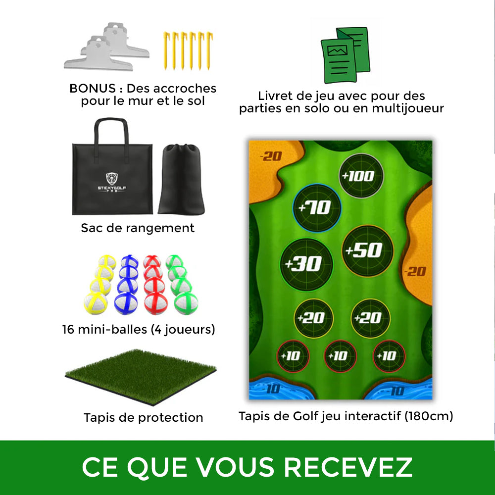 Golf-Family™ Tapis de Golf Interactif